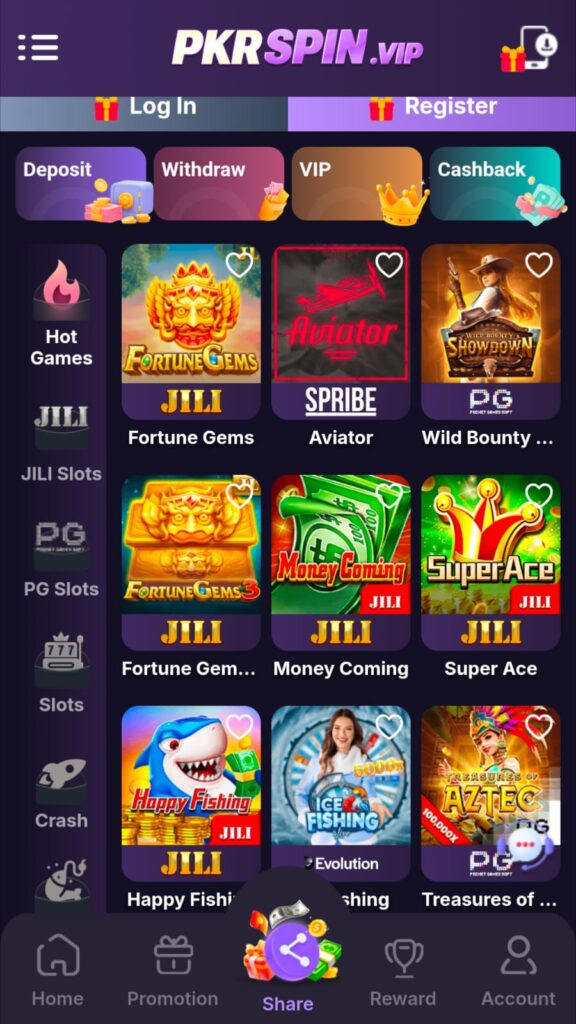 PKRSpin Game