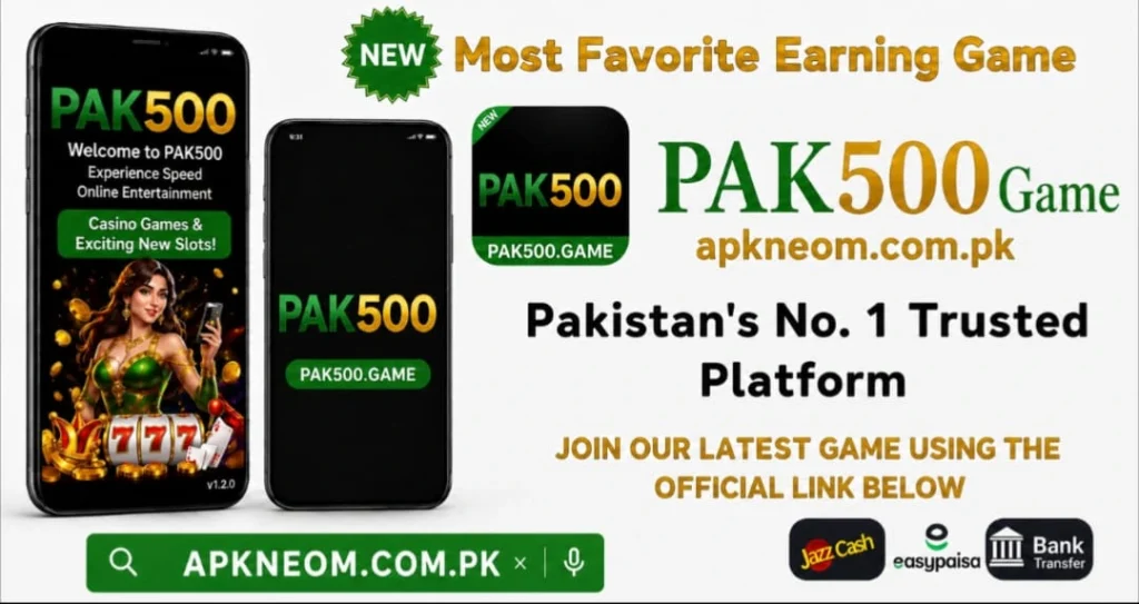 Pak500 Game app