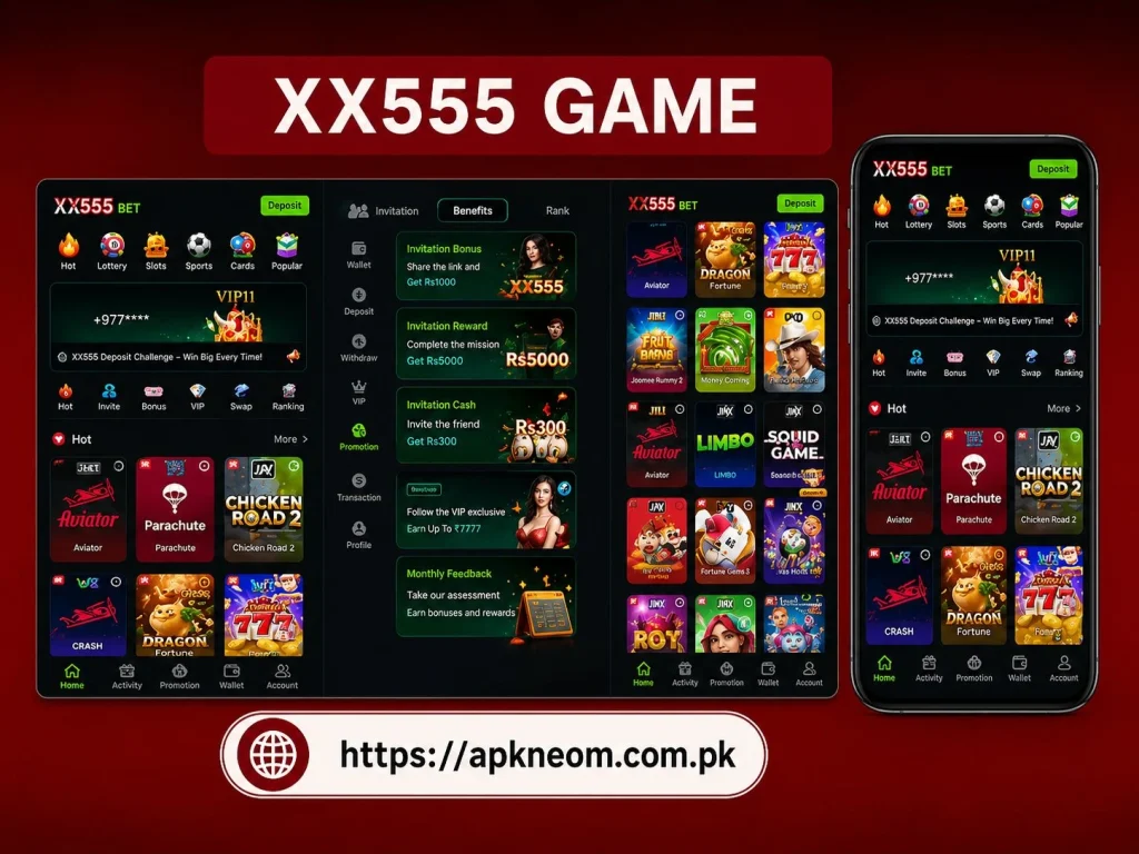 XX555 Game onile