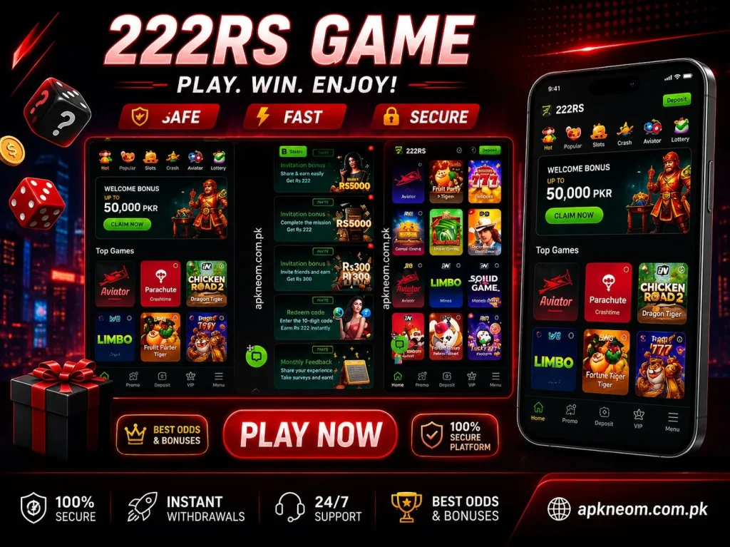 222rs Game app
