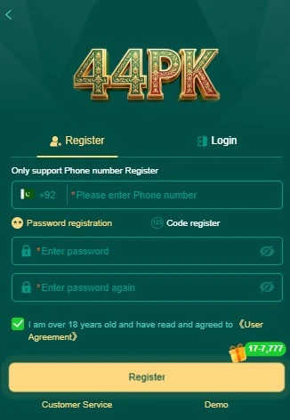 44PK Game App